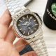 Clone Patek Philippe Annual Calendar Nautilus Watches Olive Green with Diamond 42mm (7)_th.jpg